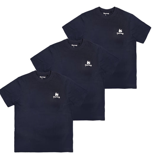 Money Lounger T-Shirt 3pk Navy