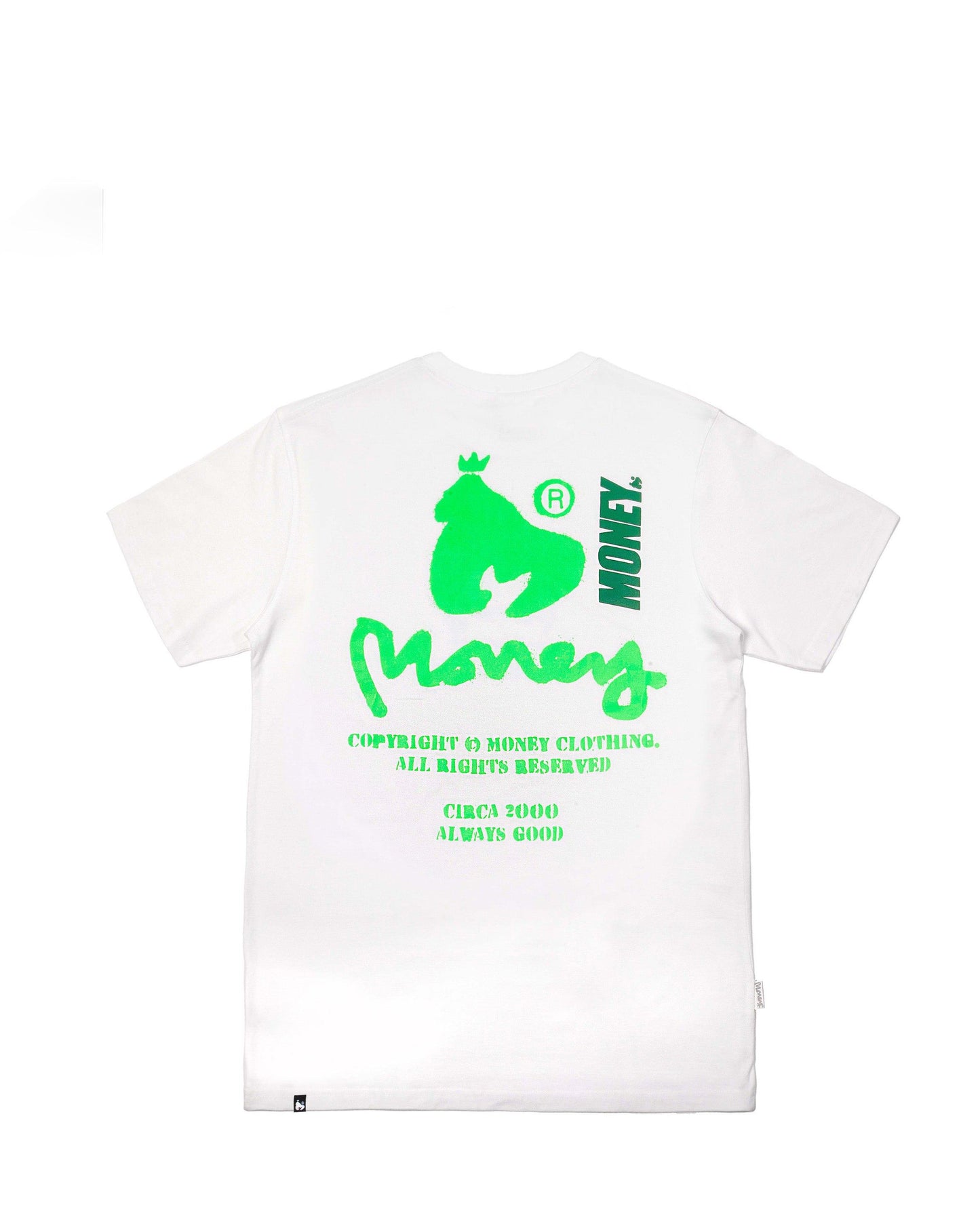 Copyright Stencil Tee White