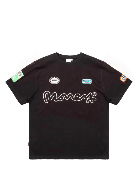 Money Patch Tee Short Set Black