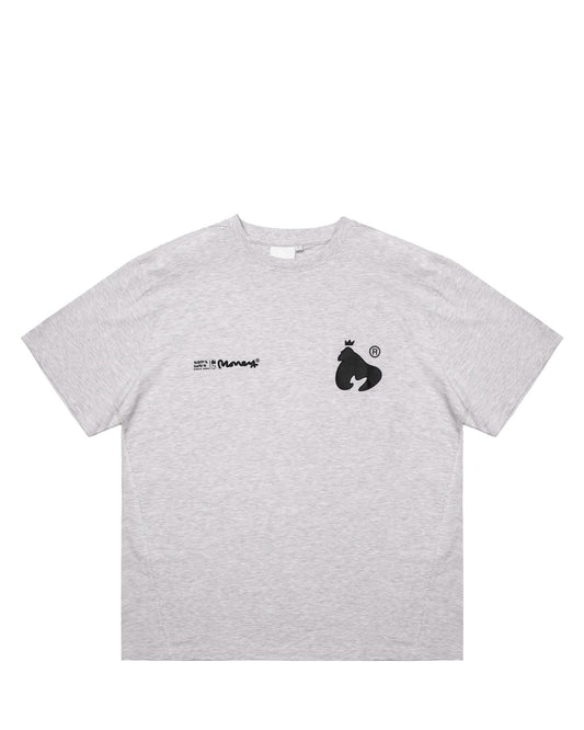 Money Ape Sig Tee Grey Melange
