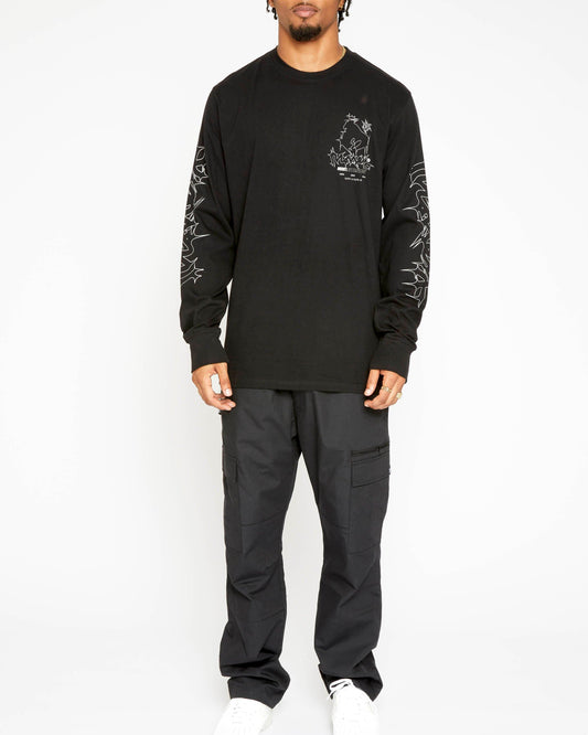 Sig Ape Barb Long Sleeve Tee Black