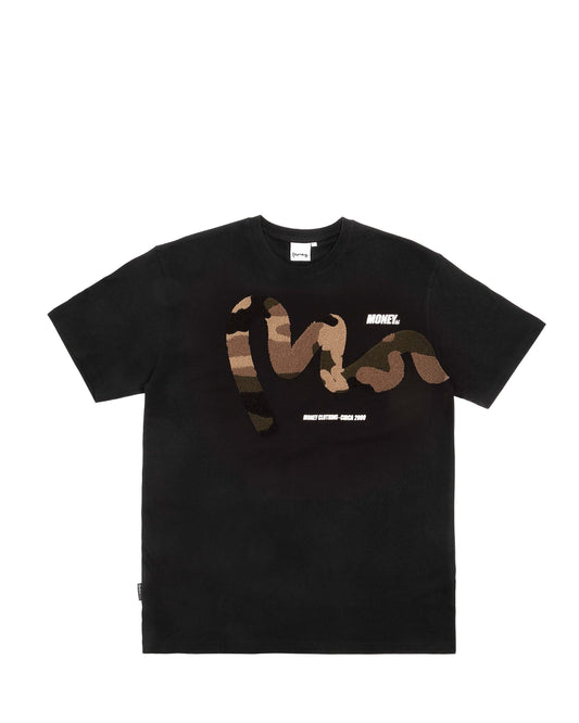 Chenille Big Sig Camo Tee Black