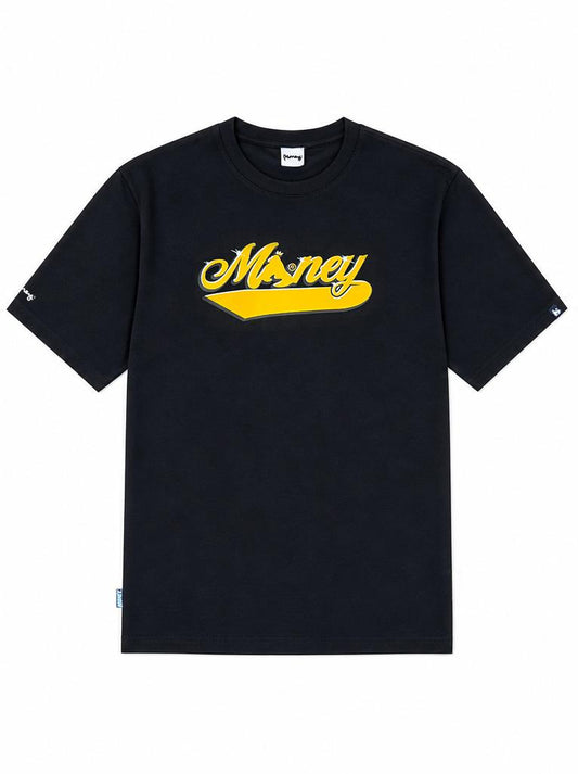 Money Gold Flex Tee Black