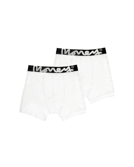 Money Boxer Brief 2pk White