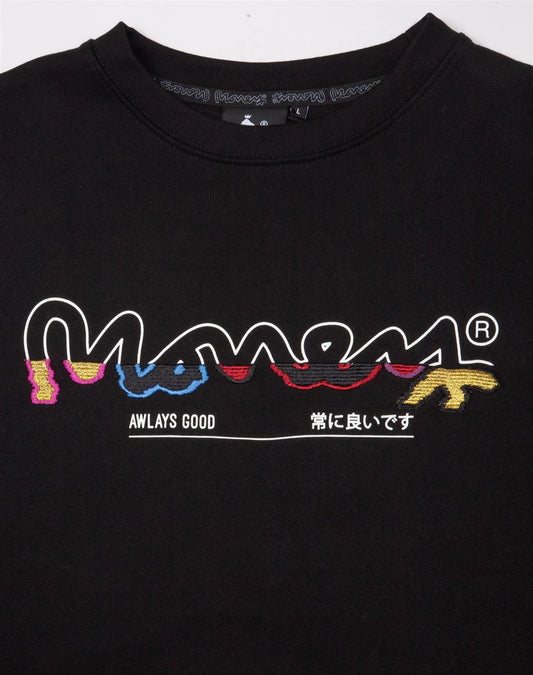 Money Back Up Crew Sweat Black