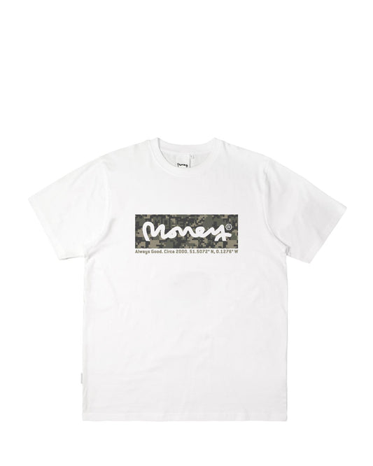 Digi Camo Tee White