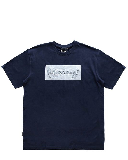 Gold Plate Tee Navy