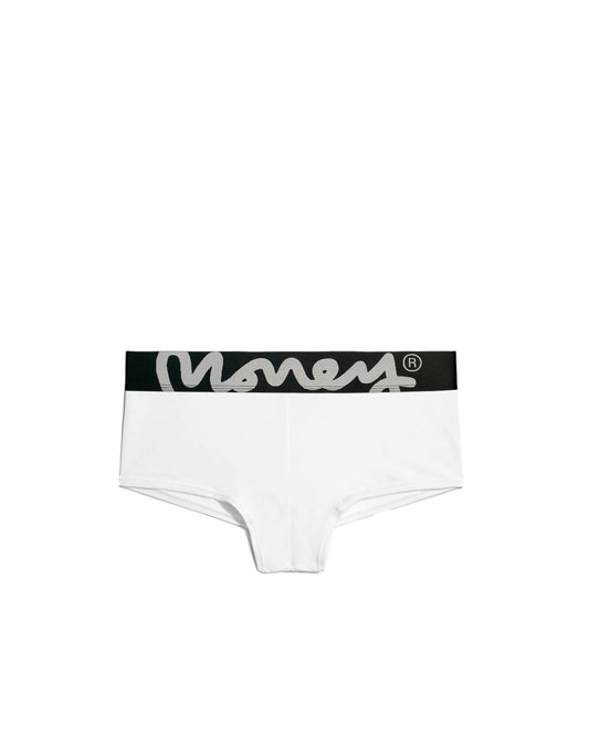 Womens Money Shorties White