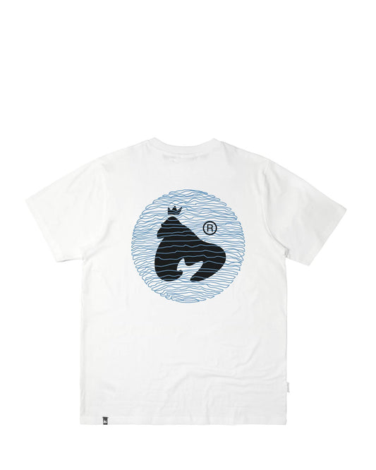 Wavy Ape Tee White