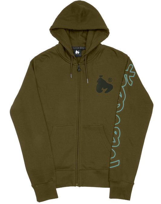 Sig Line Zip Hood Olive