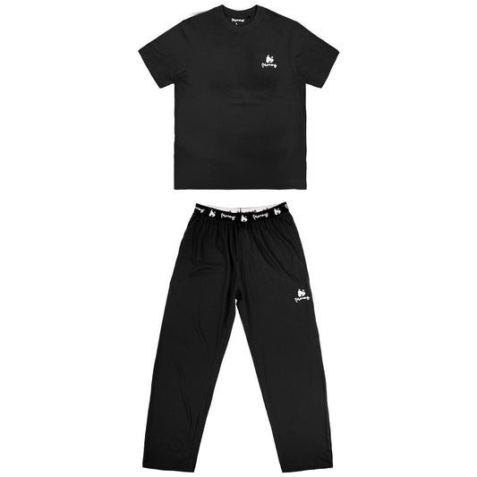 Money Lounger Long Combo Set 2pc Black