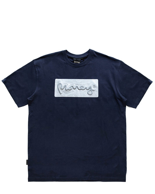 GOLD PLATE TEE - NAVY