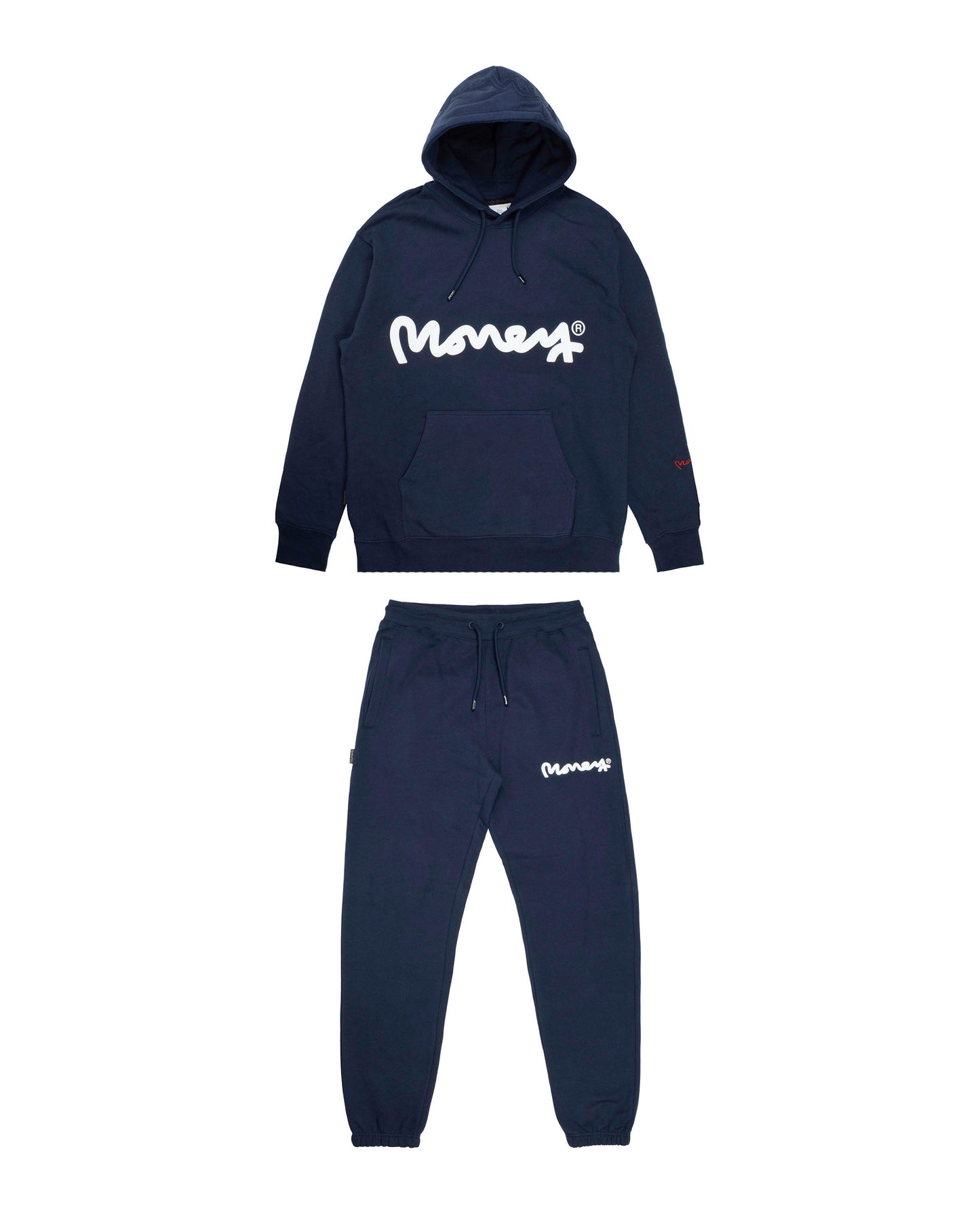 CHOP MONEY SIG APE HOOD TRACK SUIT - NAVY