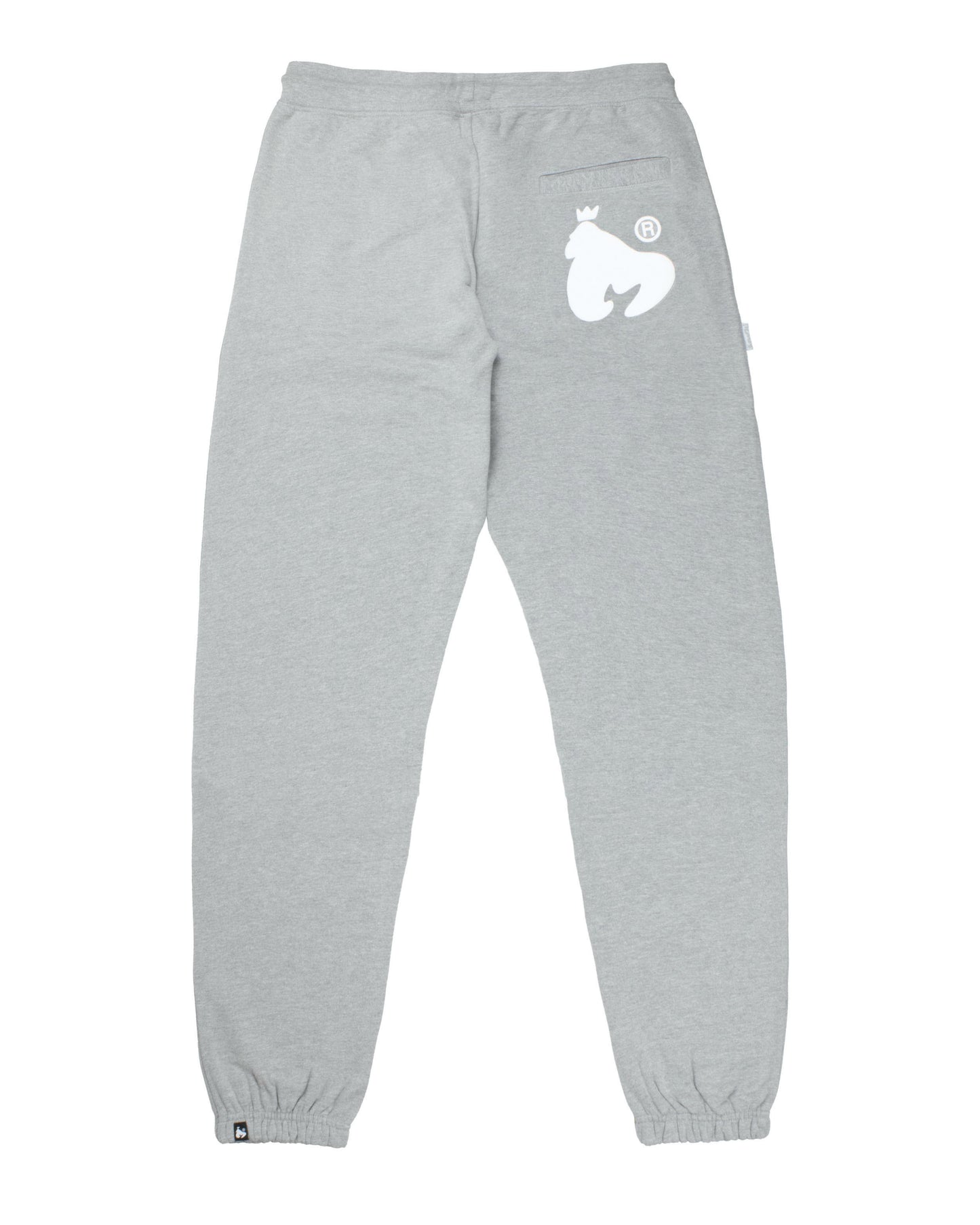 CHOP MONEY SIG APE HOOD TRACK SUIT - GREY MELANGE