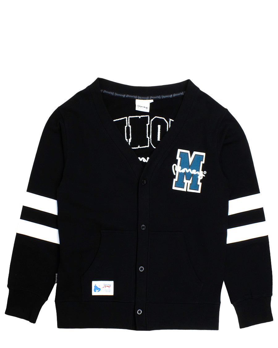 Big M Stripe Button Down Crew