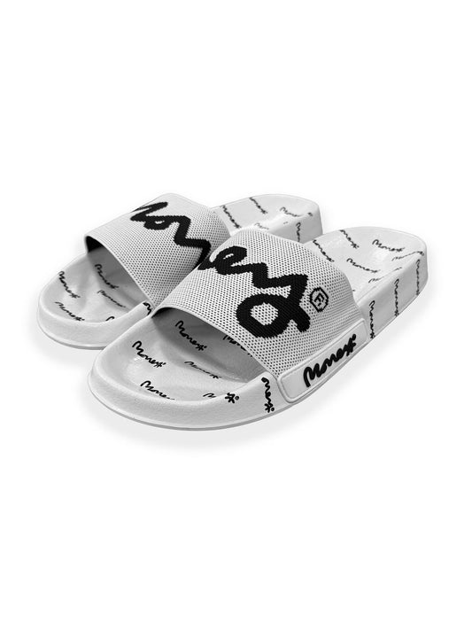 AOP Big Sig Sliders White