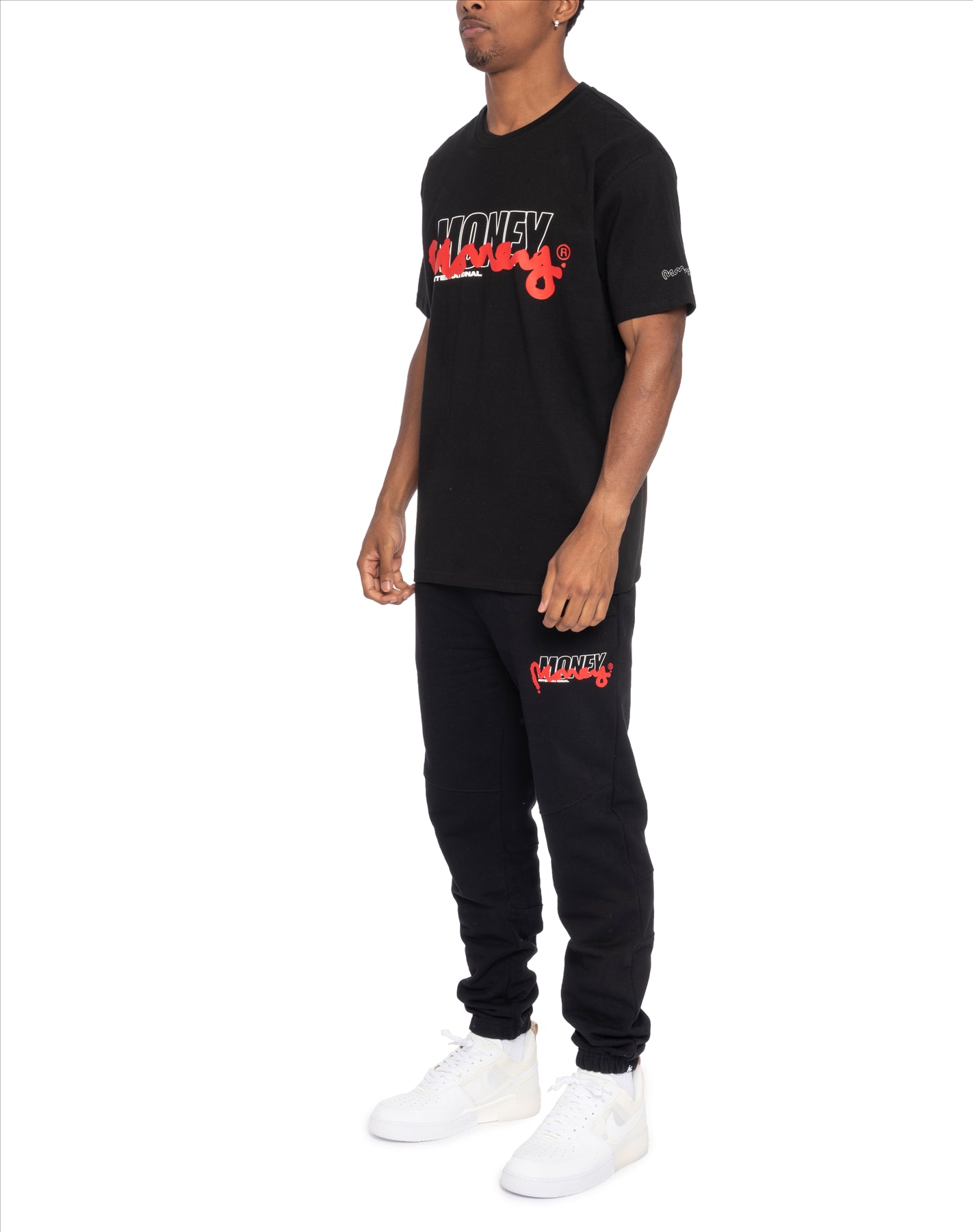 Double Money Tee Black/Red
