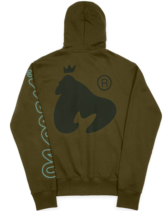 Sig Line Zip Hood Olive