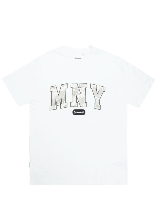 Money Camo Fill Tee White
