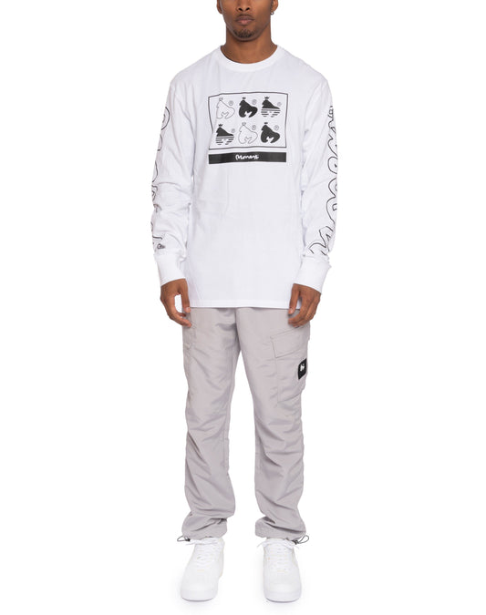 Money Tour Long Sleeve Tee White
