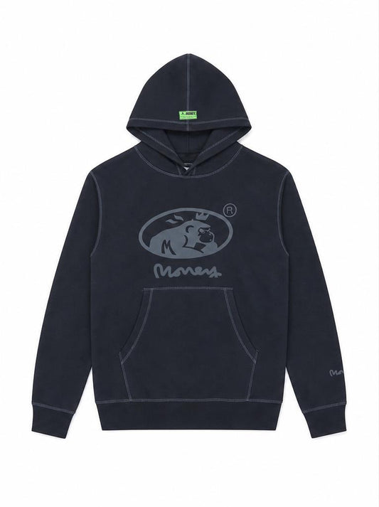 Money Total Ape Loose Fit Hood Black