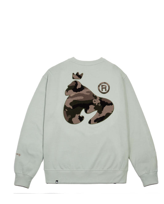 Chop Sig Camo Crew Sweat Baby Blue
