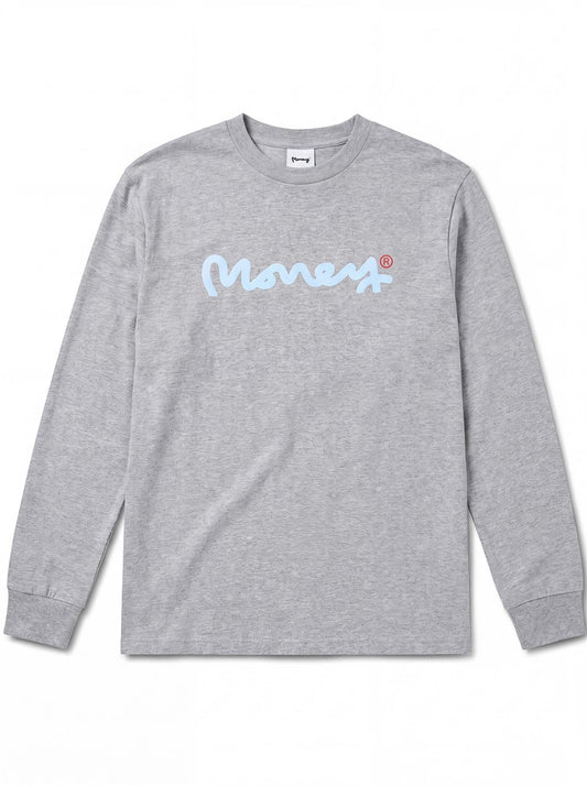 Money Junior Club Long Sleeved Tee Grey