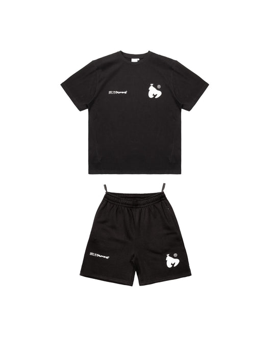 Money Ape Sig Tee Short Set Black