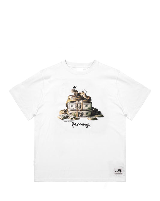 Money Snake Tee White