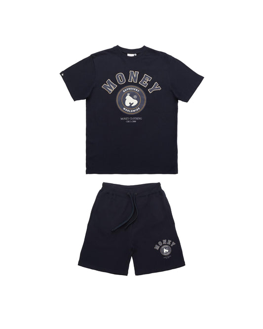 College Twin Set Navy