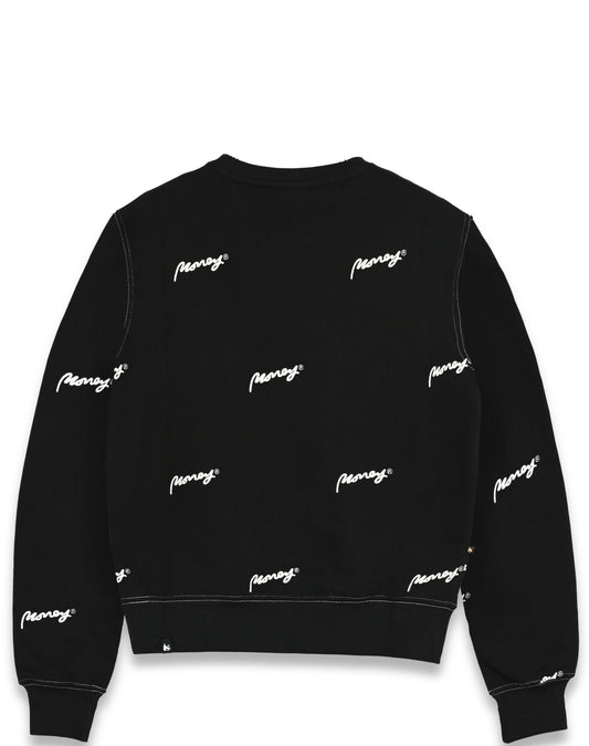 Sig Embroidered Crew Sweat Black