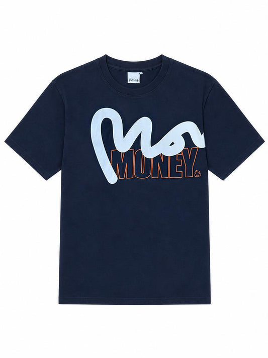 Money Stencil Short Set Navy