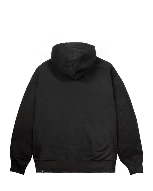 King M Embrodiery Hood Black