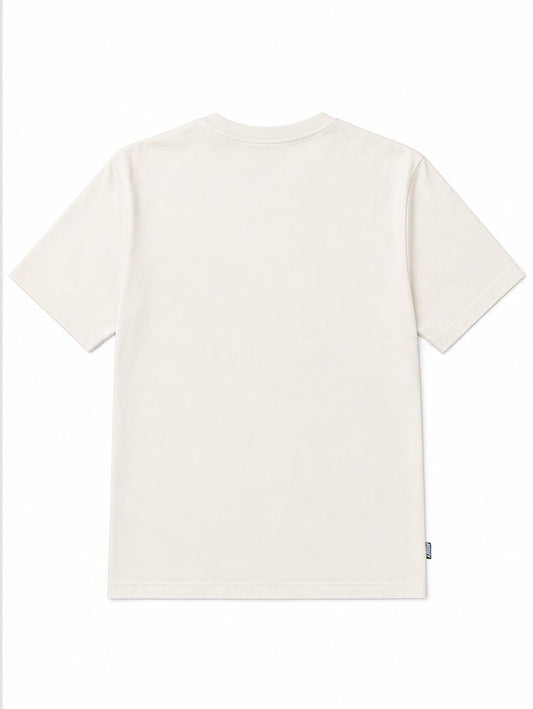 Money Laurel Sig Box Fit Tee White