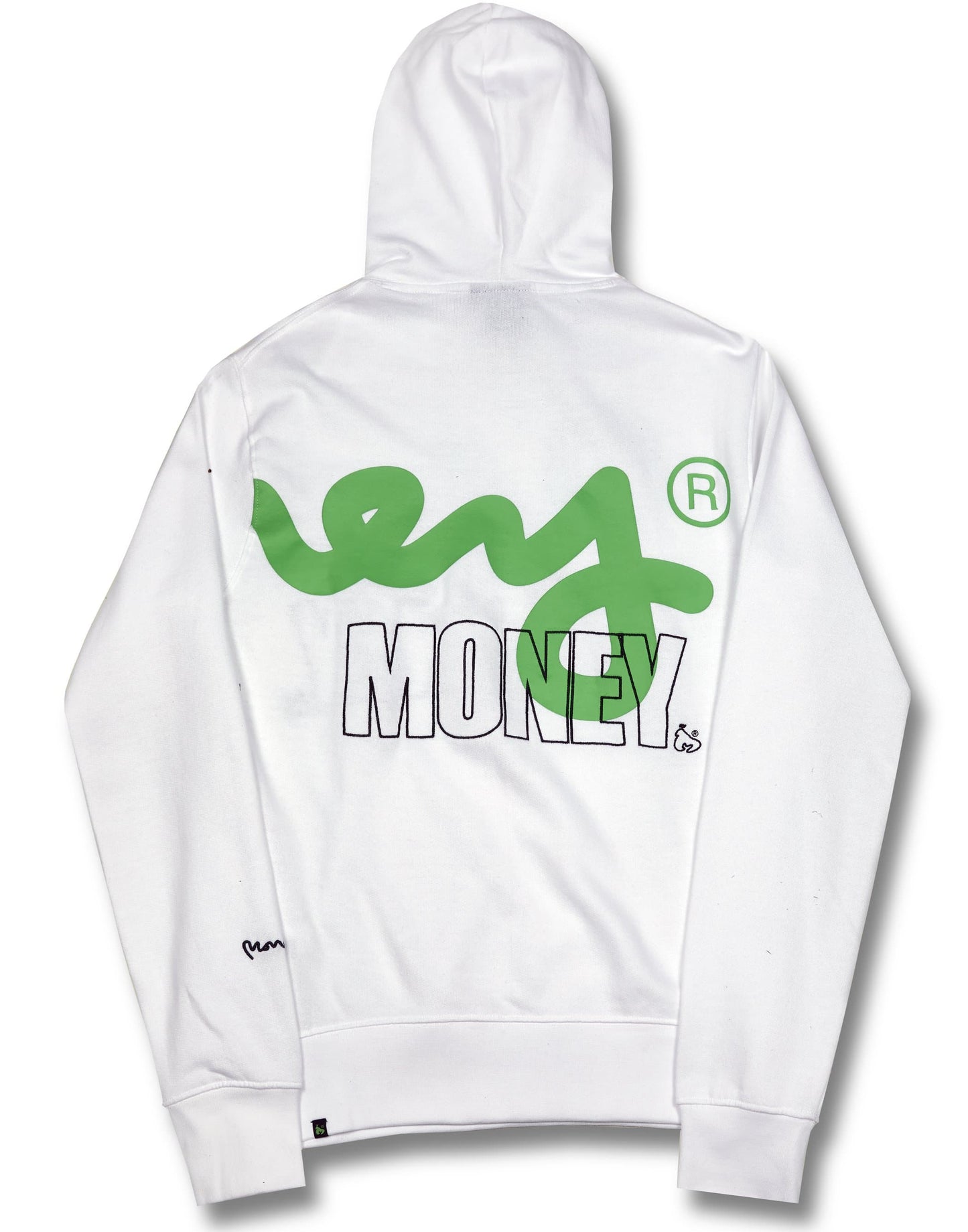 Stencil block hood white