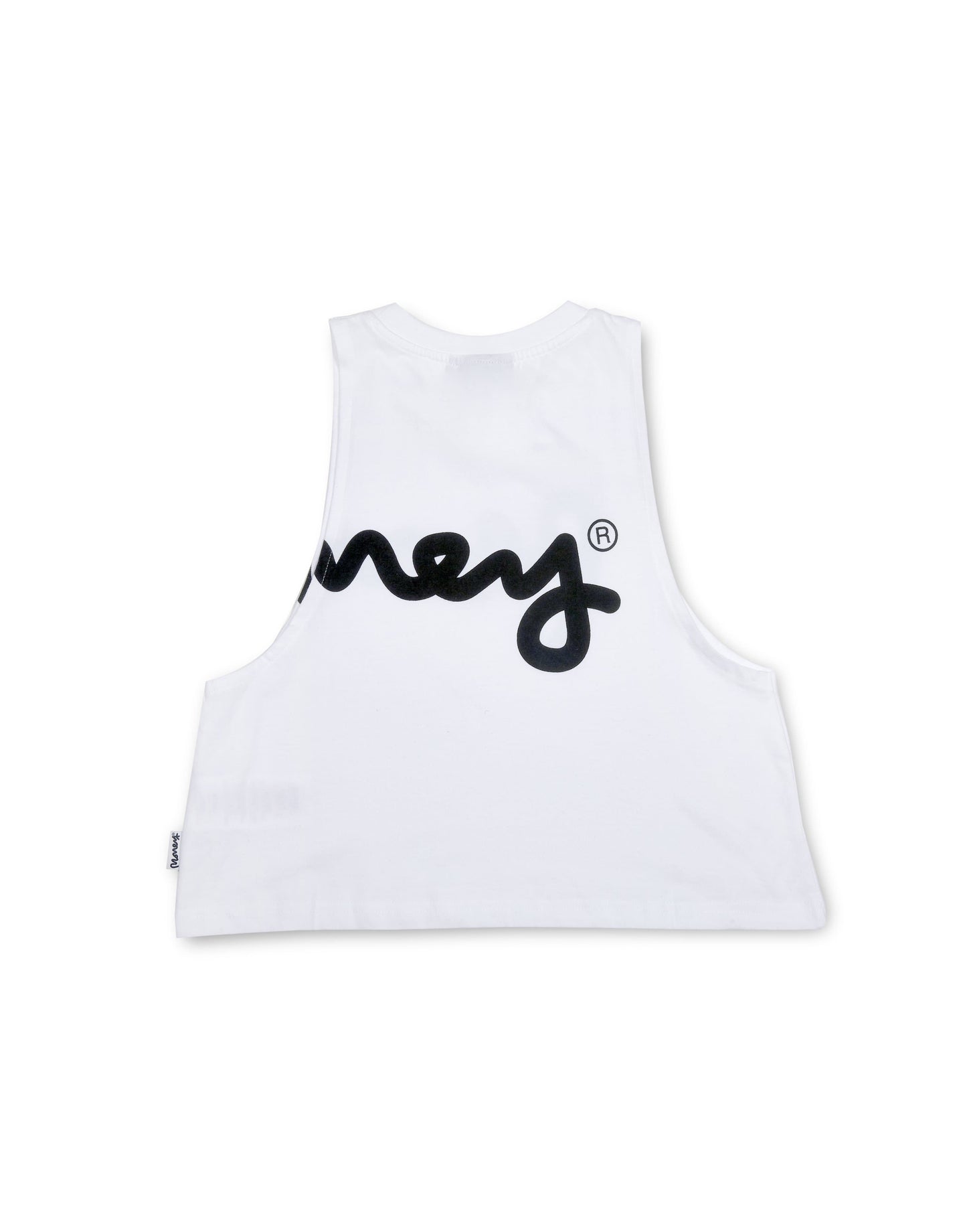 Womens money big sig tank top white