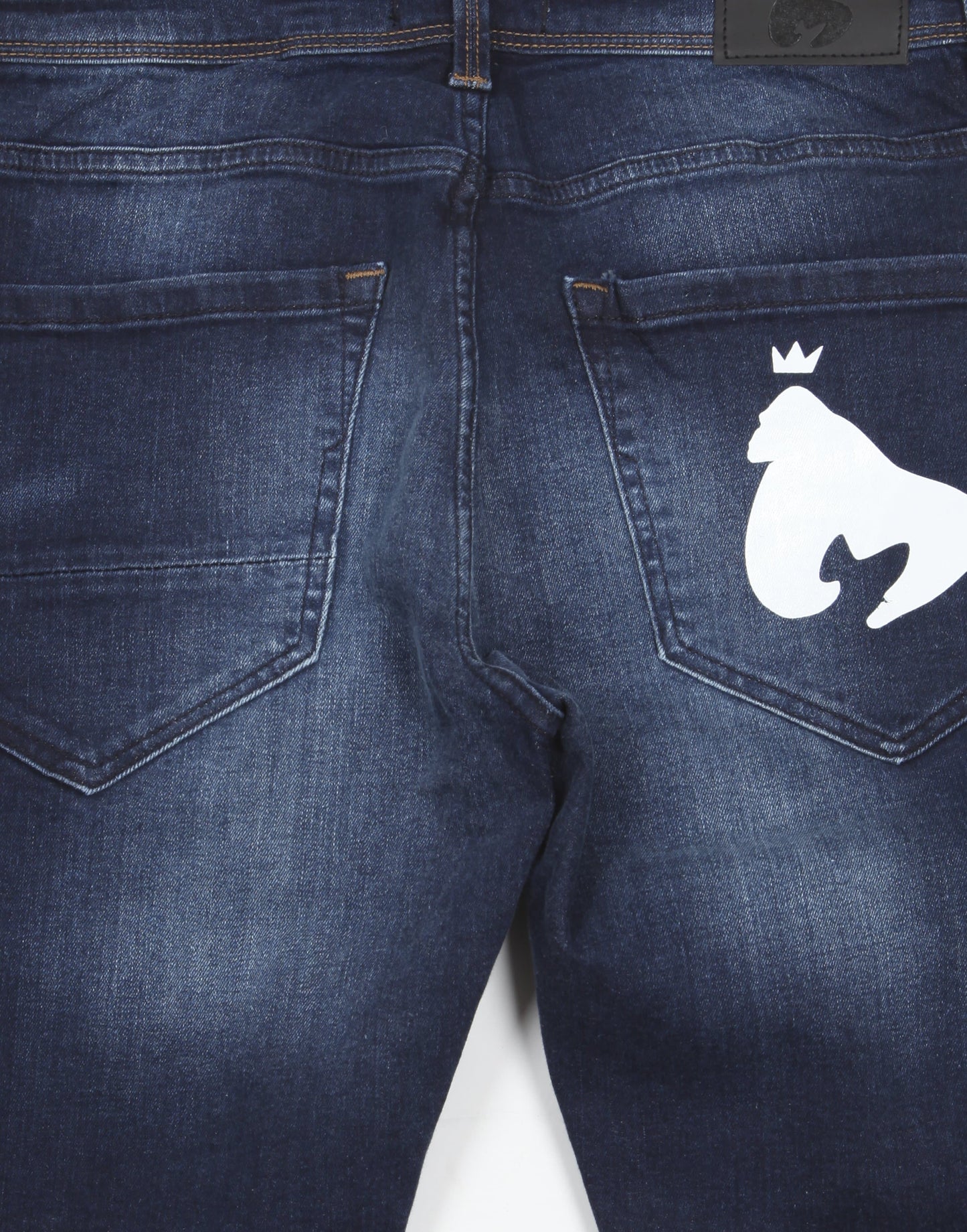 APE PRINT DARK WASH