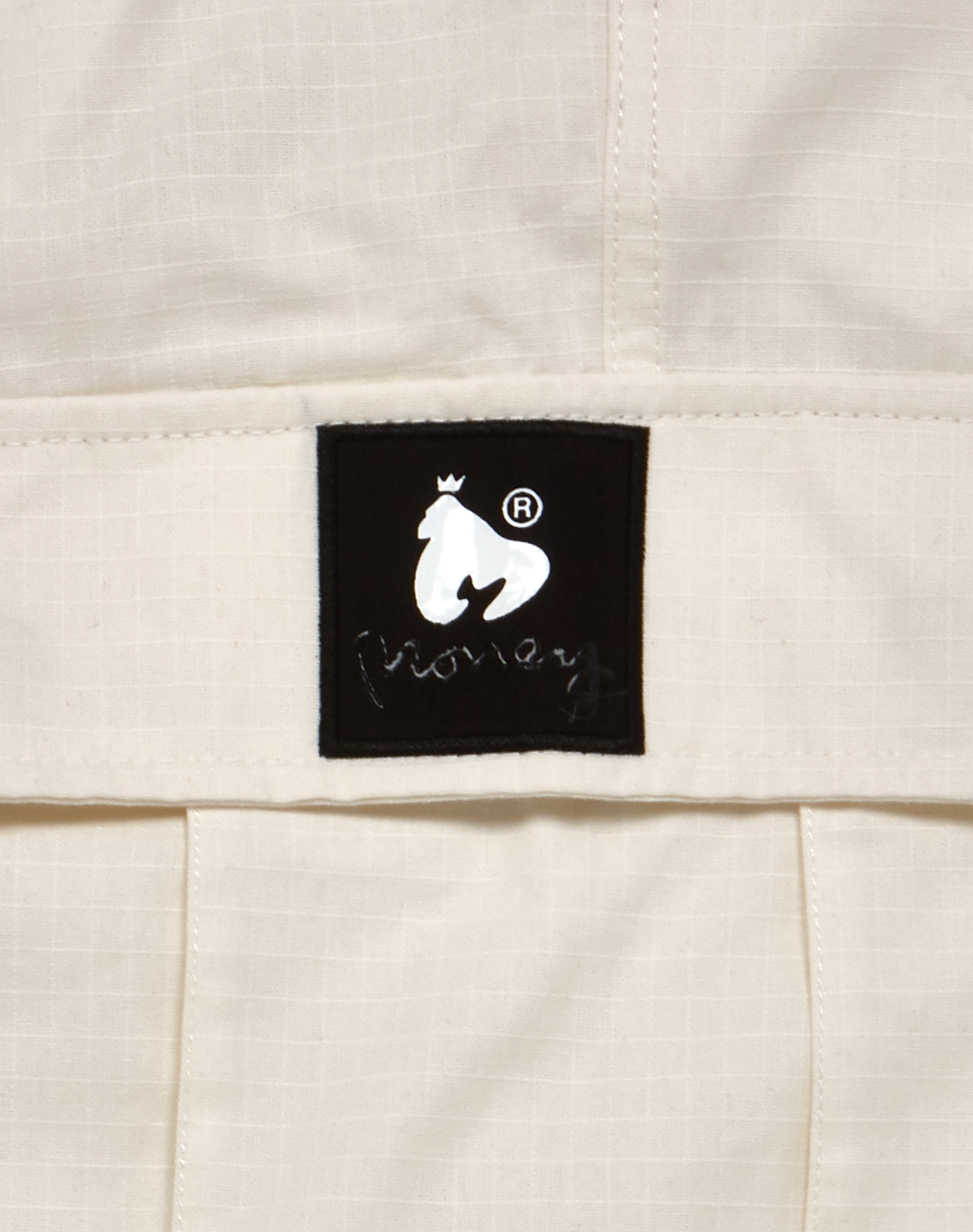 Money Clothing Cargo Pant White