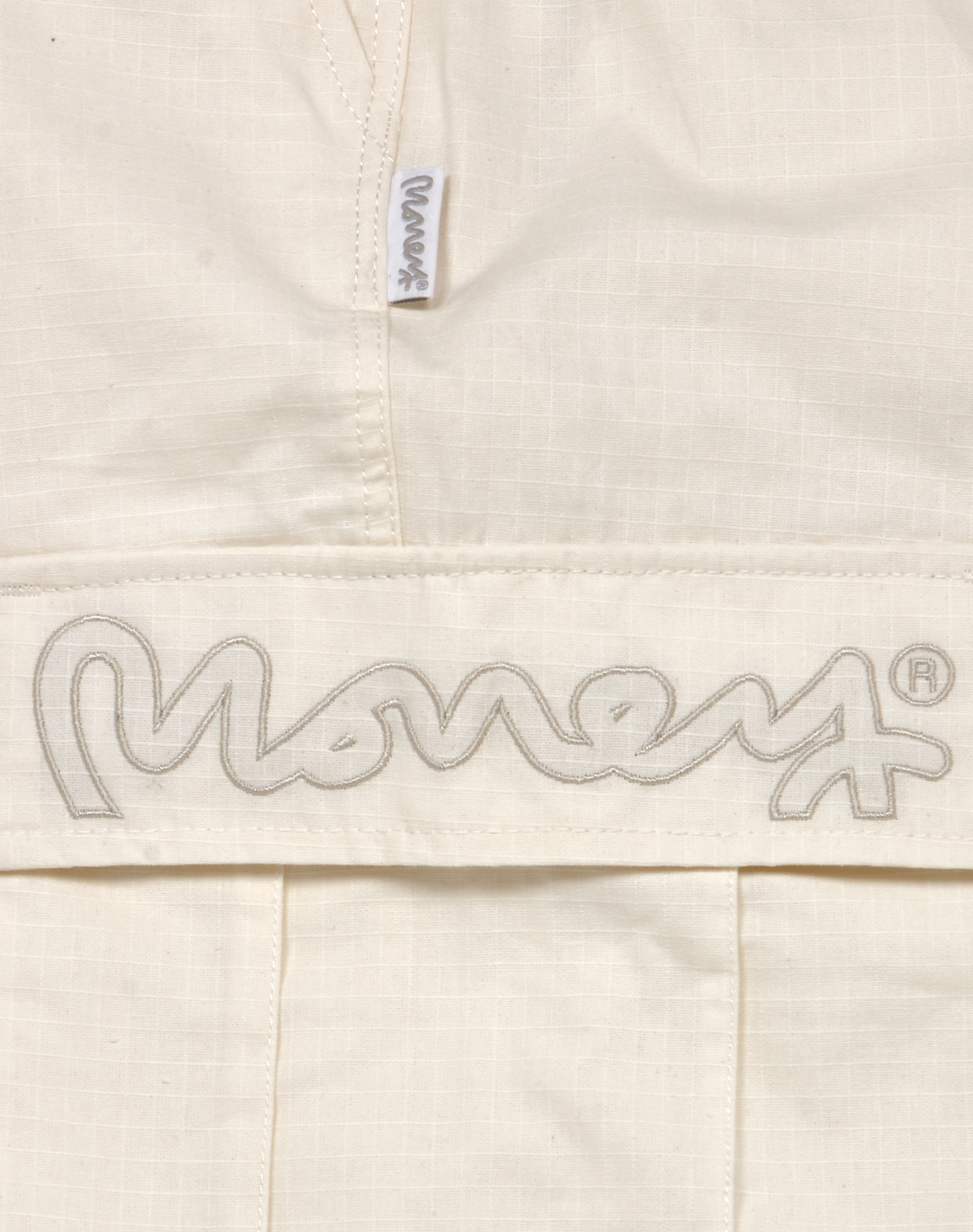 Money Clothing Cargo Pant White