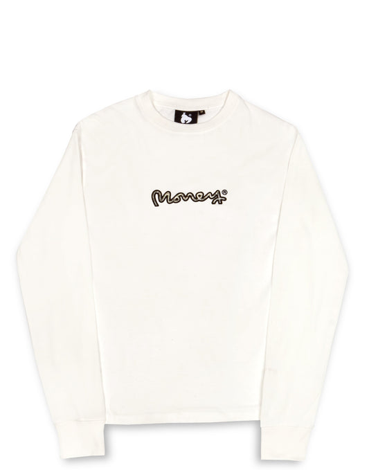 Real Cash L/S Tee Off White