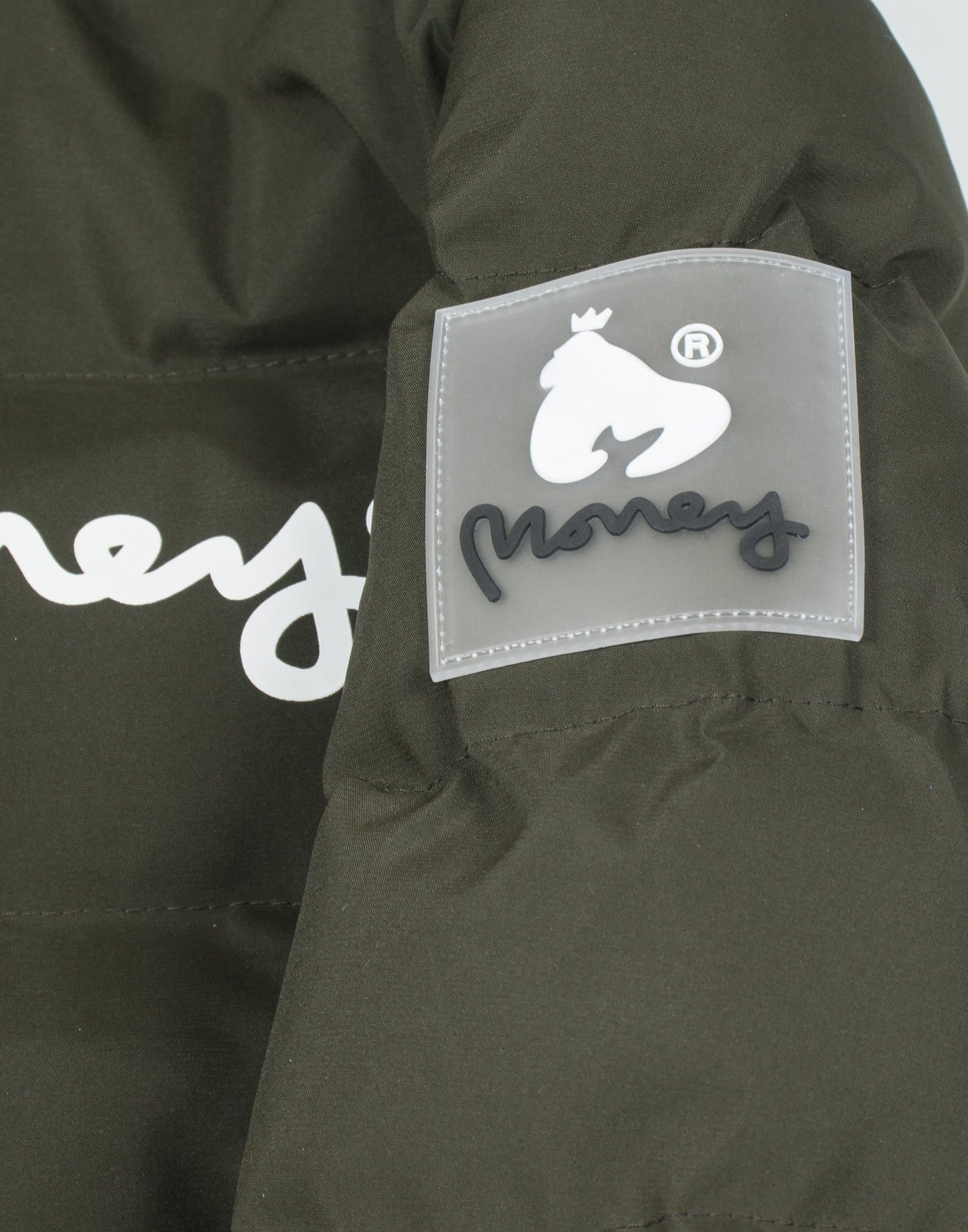 Ladies Emerton Hooded Puffer Jacket Olive
