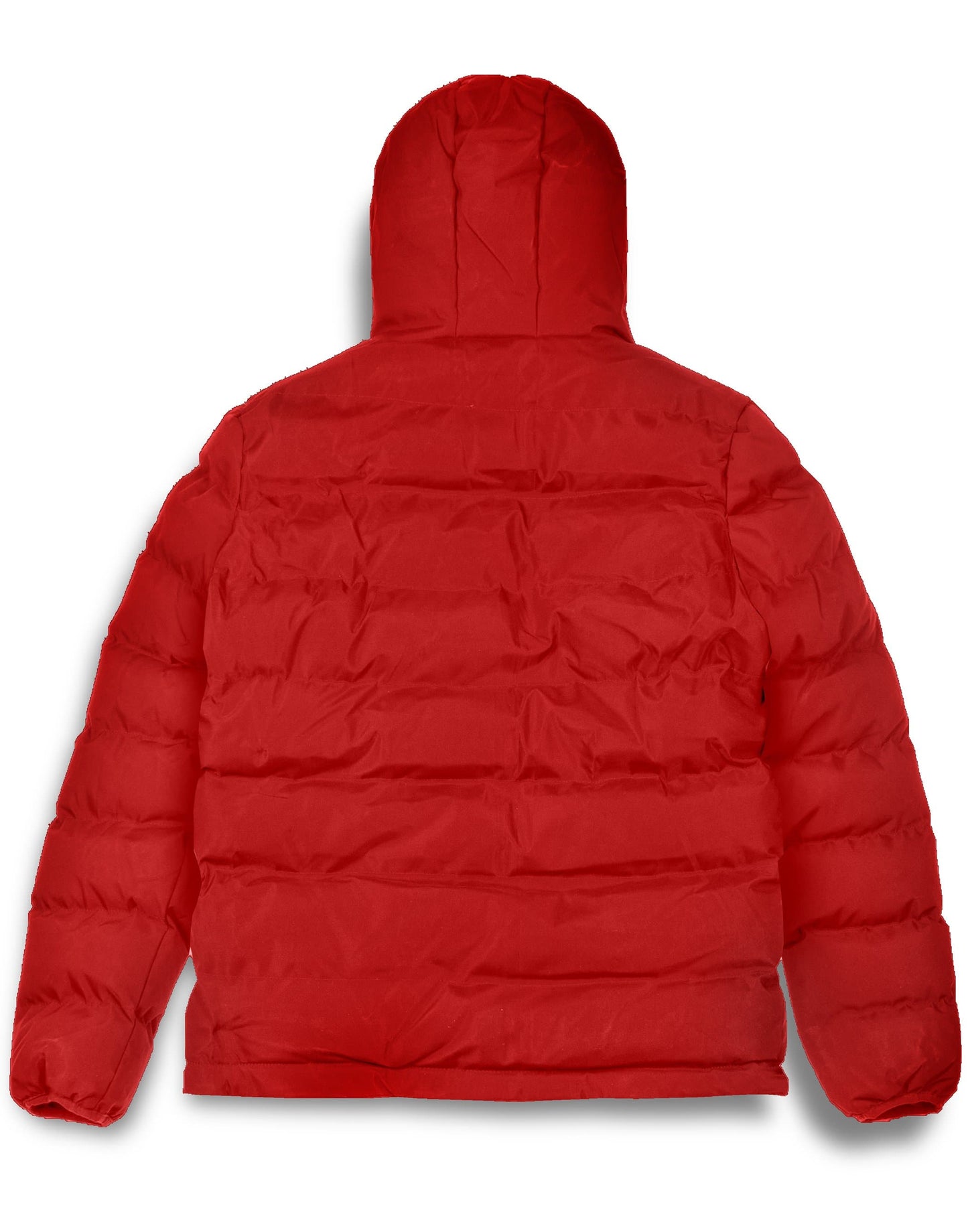 Ladies Emerton Hooded Puffer Jacket Red