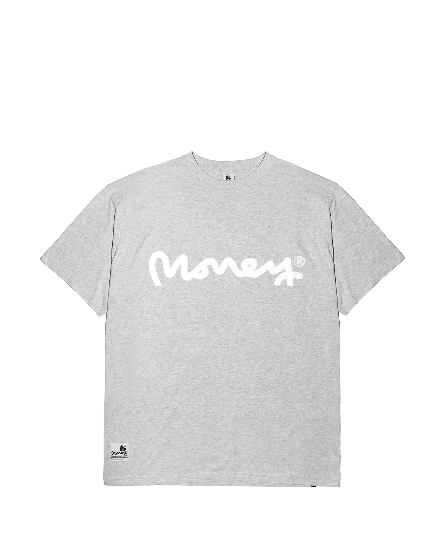 Money Sig Ape Tee Ice Grey Melange