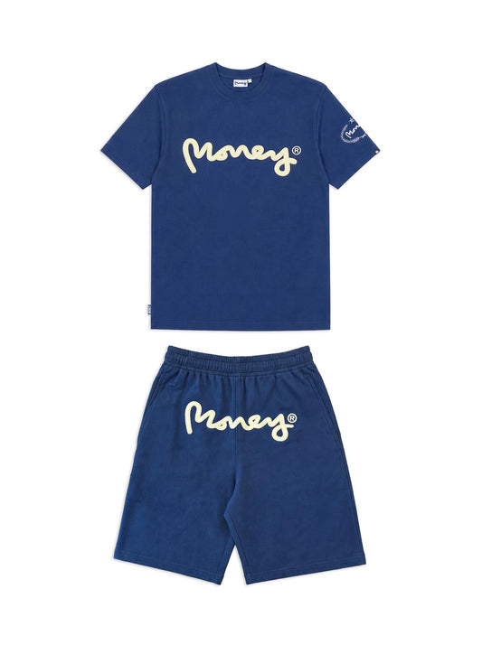 Money Sig Ape Twin Set Navy