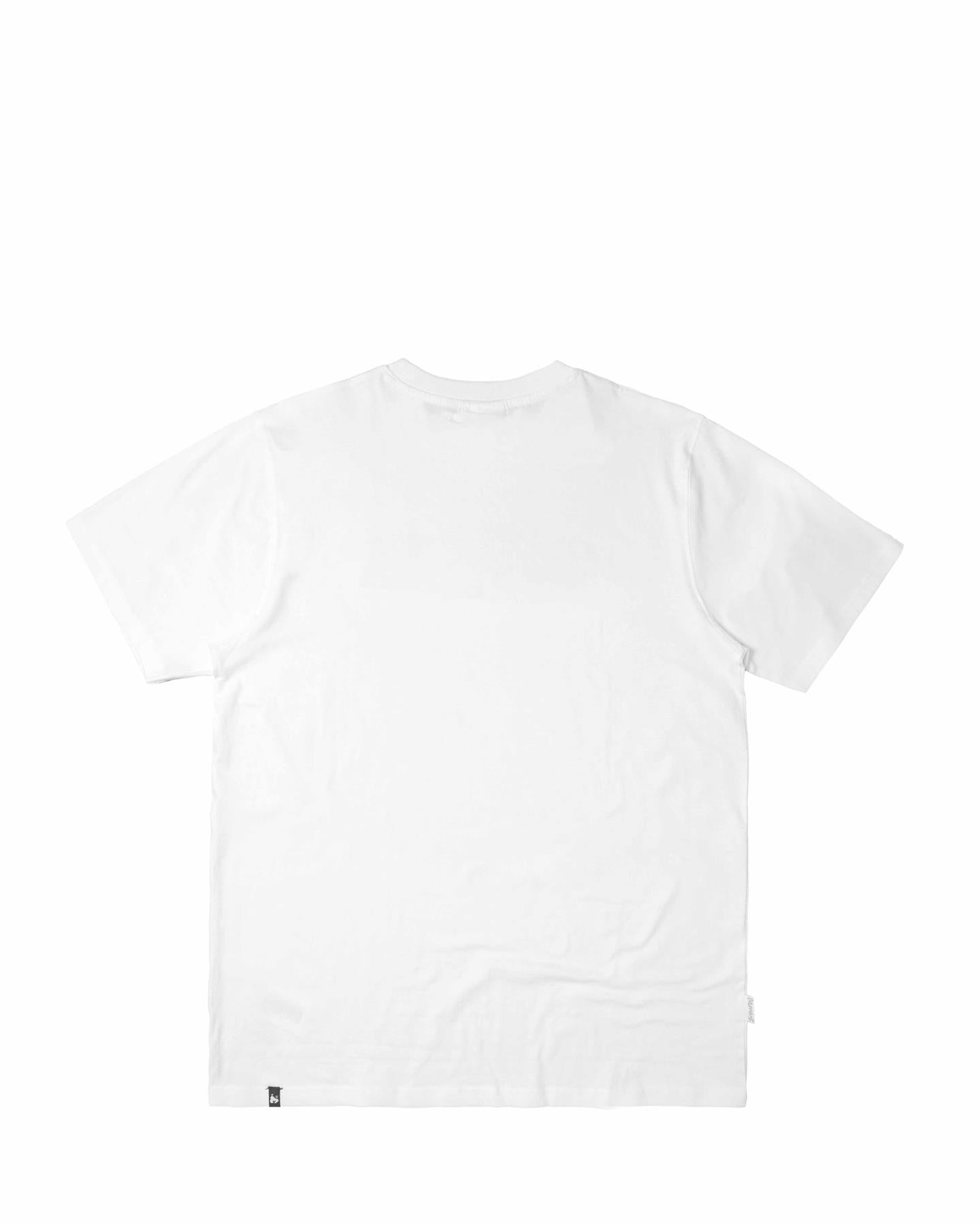 Stencil Chop Tee White