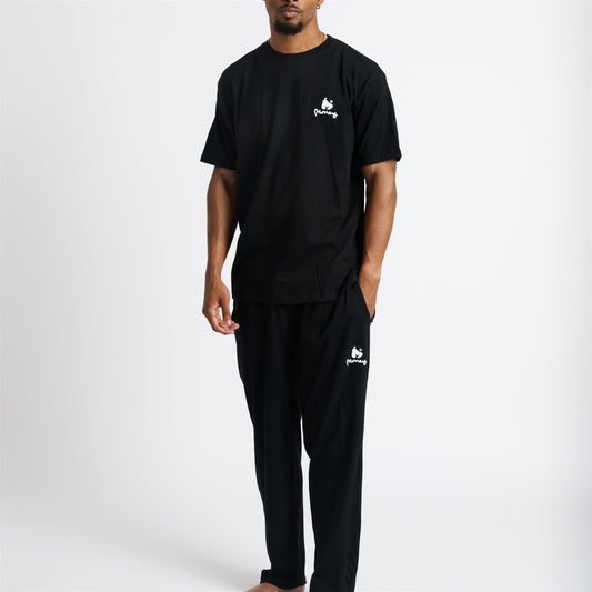 Money Lounger Long Combo Set 2pc Black