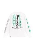 International Long Sleeve Tee White