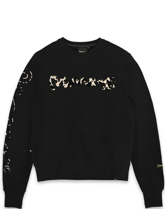 Sig Line Cheetah Crew Sweat Black