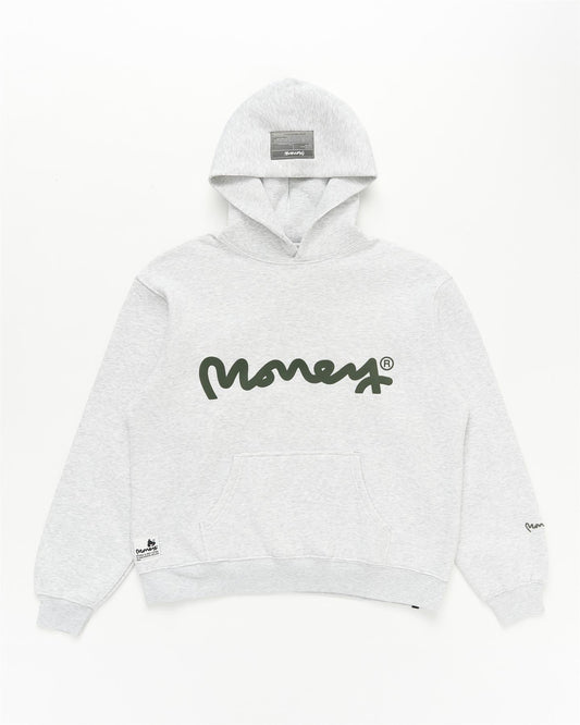 Sig Ape Heavy Weight Hood Grey Melange