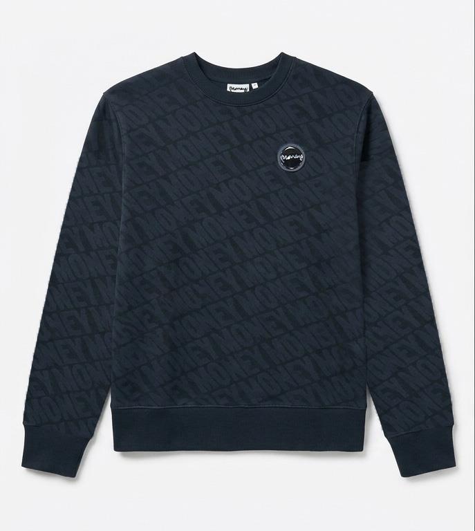 All Over Repeat Crew Navy